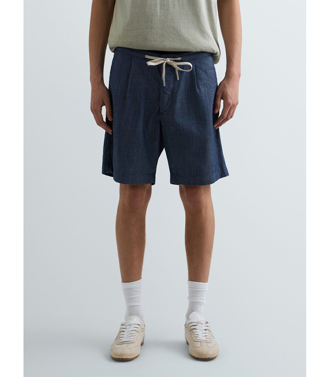 ライトデニムショーツ（セットアップ） 詳細画像 ダークブルー 1